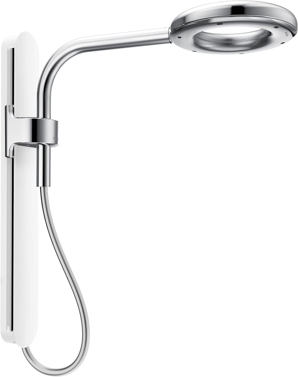 Chrome/White Rainshower Shower D699
