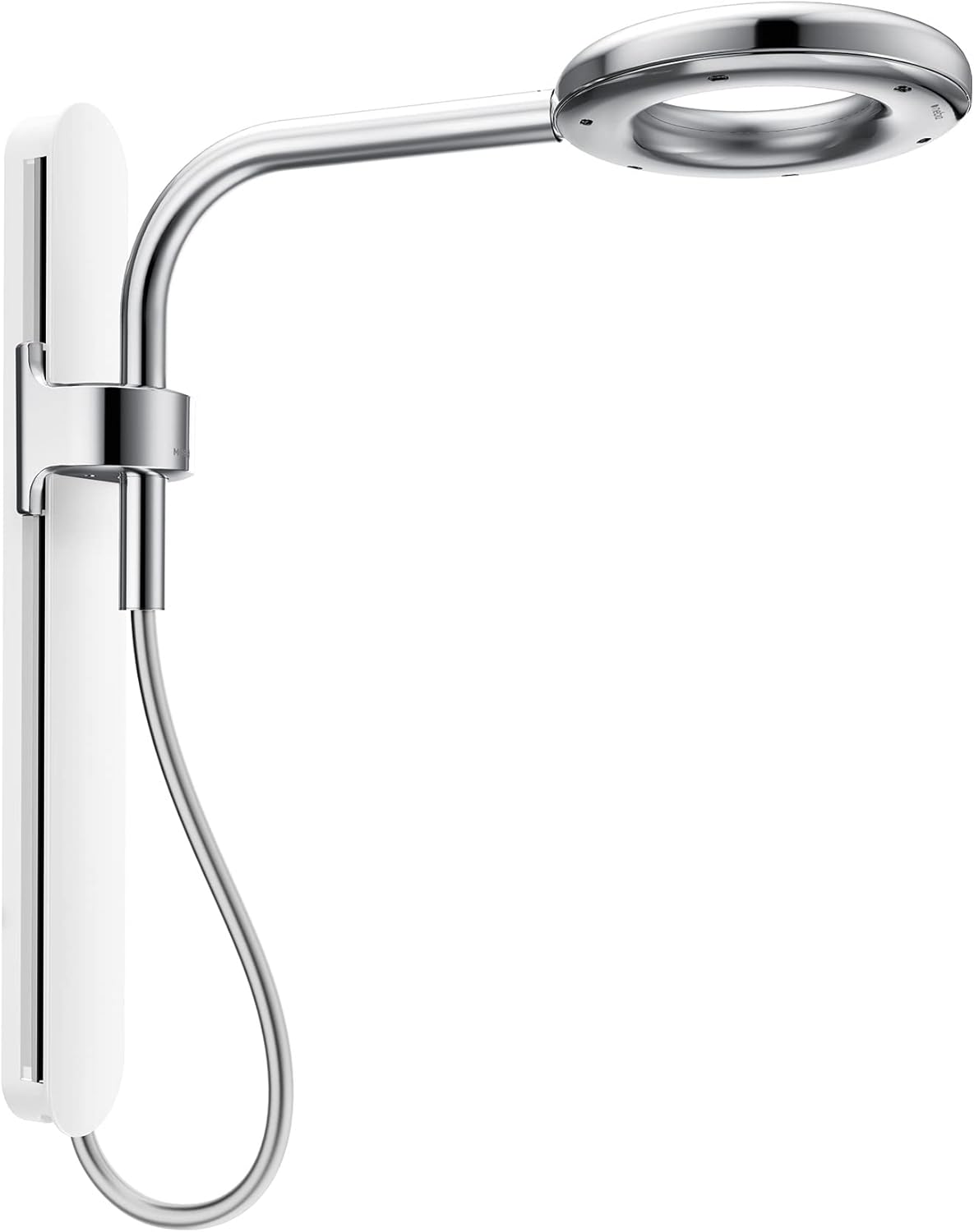 Chrome/White Rainshower Shower D699