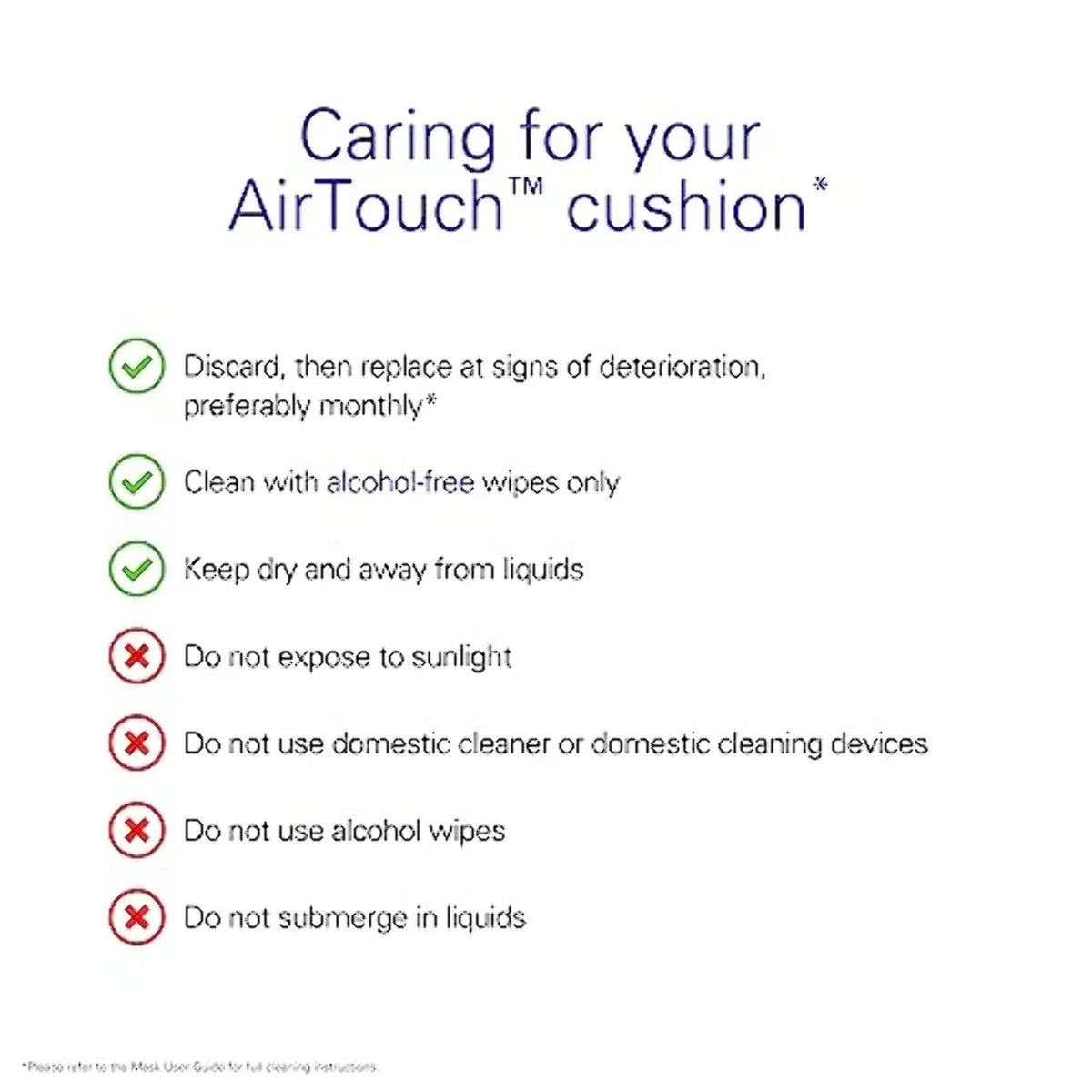 Medium Full Face Replacement Cushion T20523