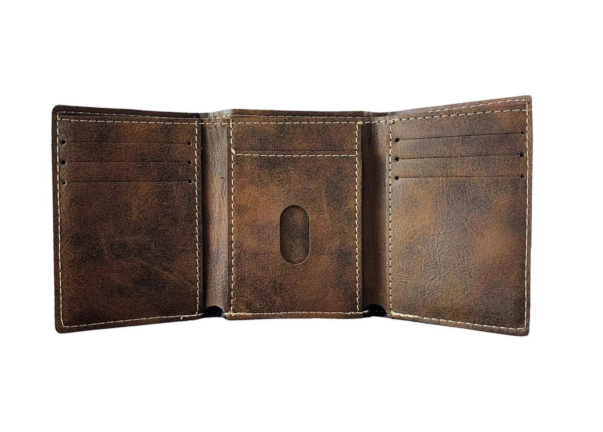Rustic Leather Wallet W2392
