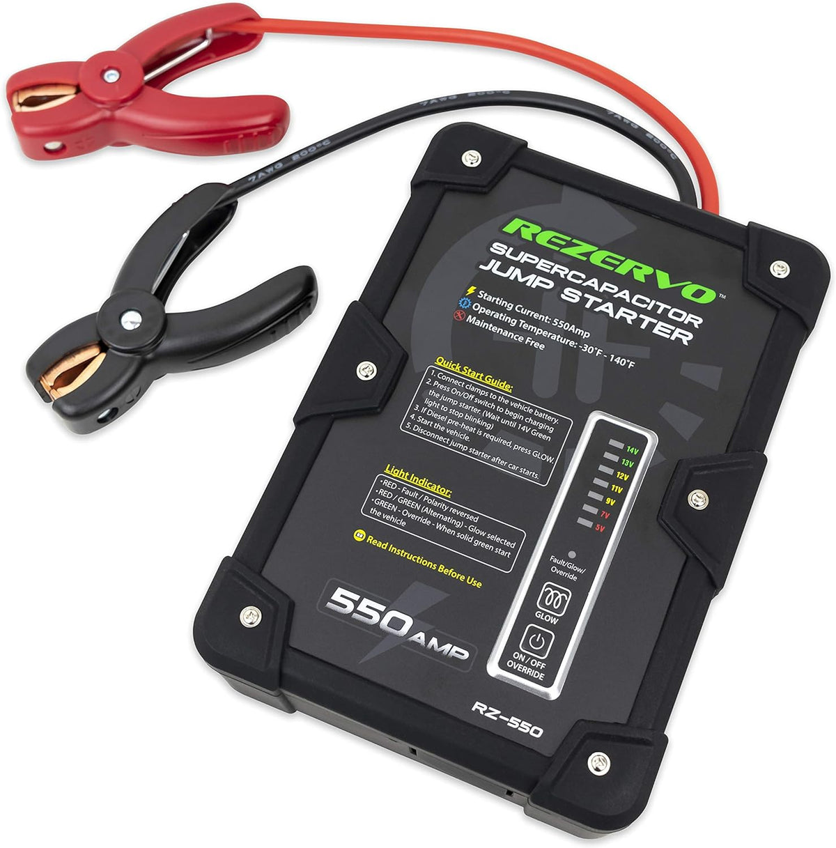 Batteryless Jump Starter for Cars, Trucks, Boats, RVs, ATVs, and other Gas Engines U332
