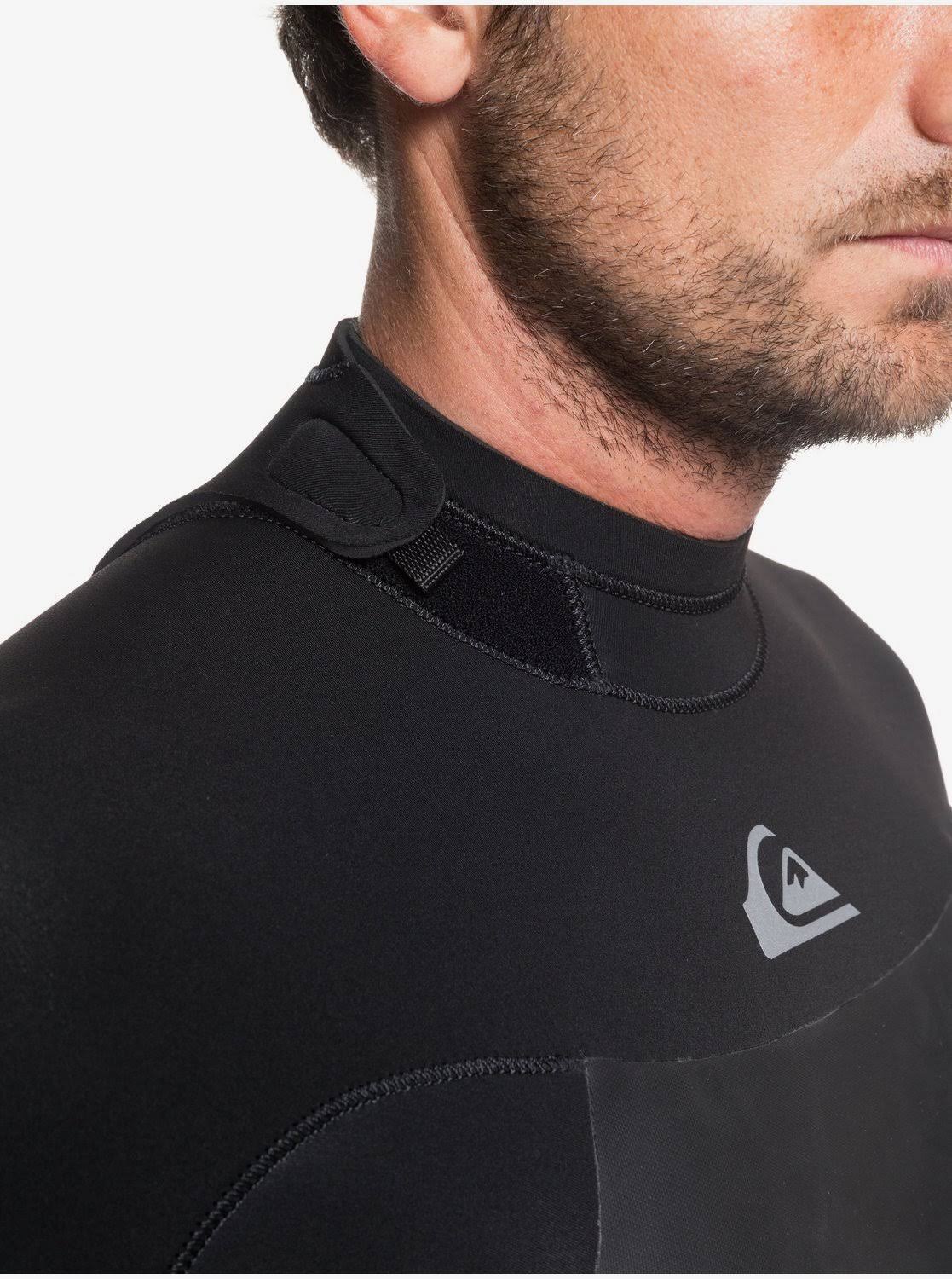 Black/Silver 4/3 Back Zip Wetsuit J609