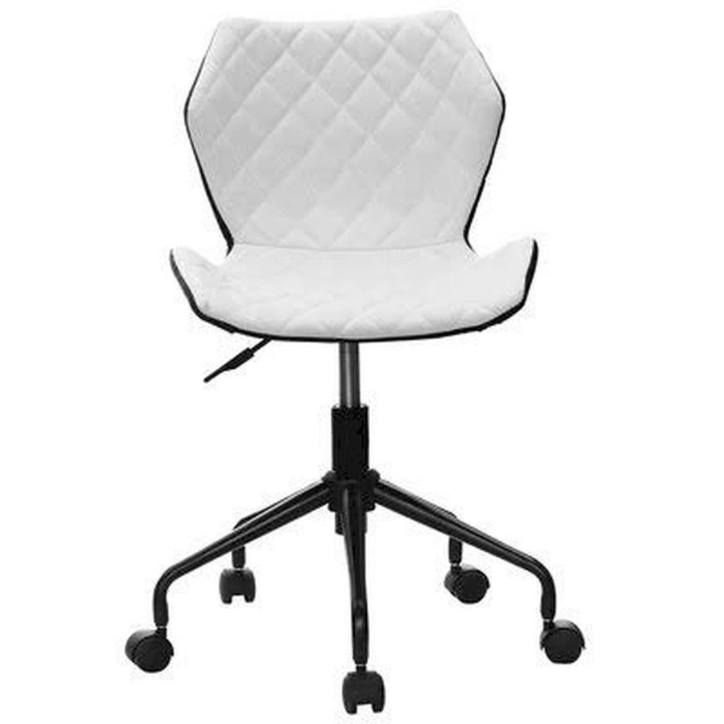 Black/White Upholstery Task Chair M1862