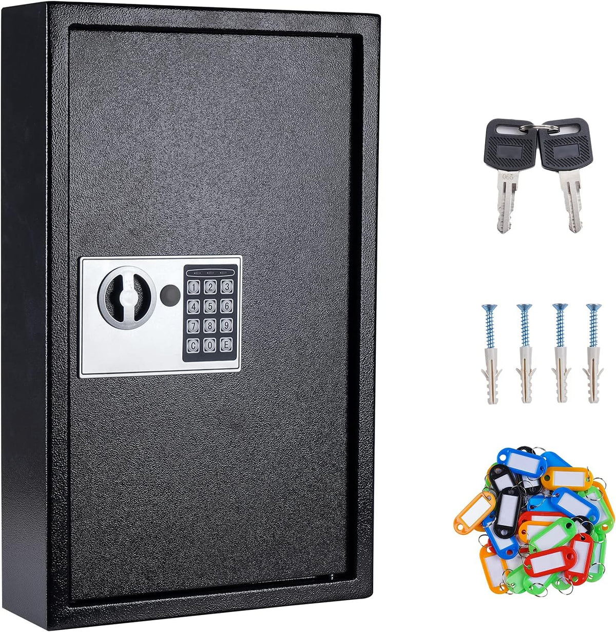 Black Digital Key Cabinet Lock Box with Code T309052