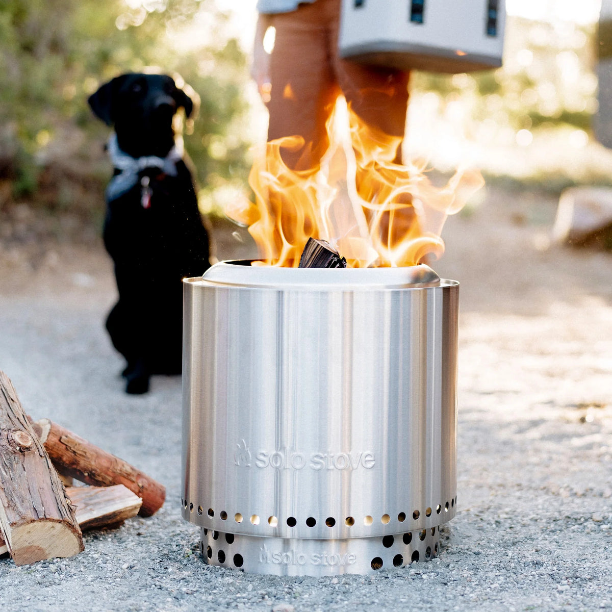 Smokeless Wood Burning Stainless Steel Fire Pit Y82781