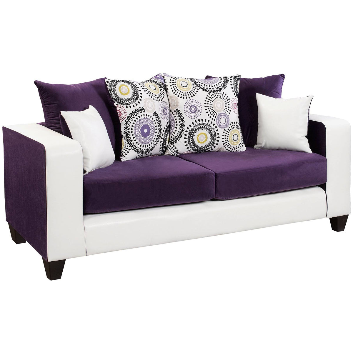 Espresso Chenille Sofa P2289