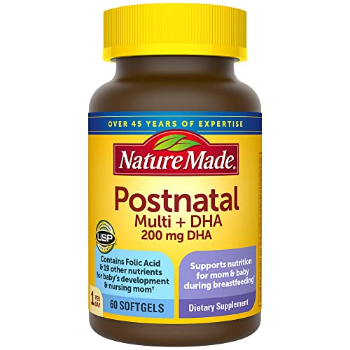 Postnatal Multivitamin + DHA 200 mg 60 Softgels S25214