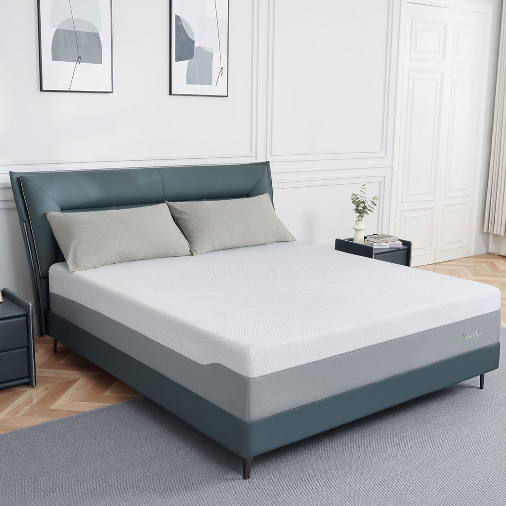 12 Medium Firm Gel Memory Foam Mattress, Full Size O219