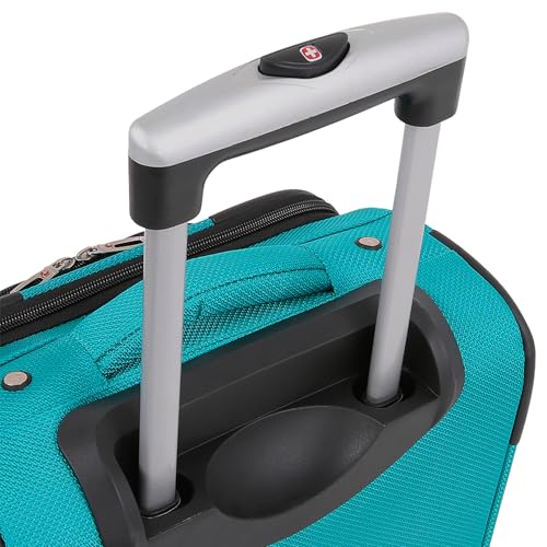 Teal 3 Piece Set Expandable Roller Luggage (21/25/29) G999