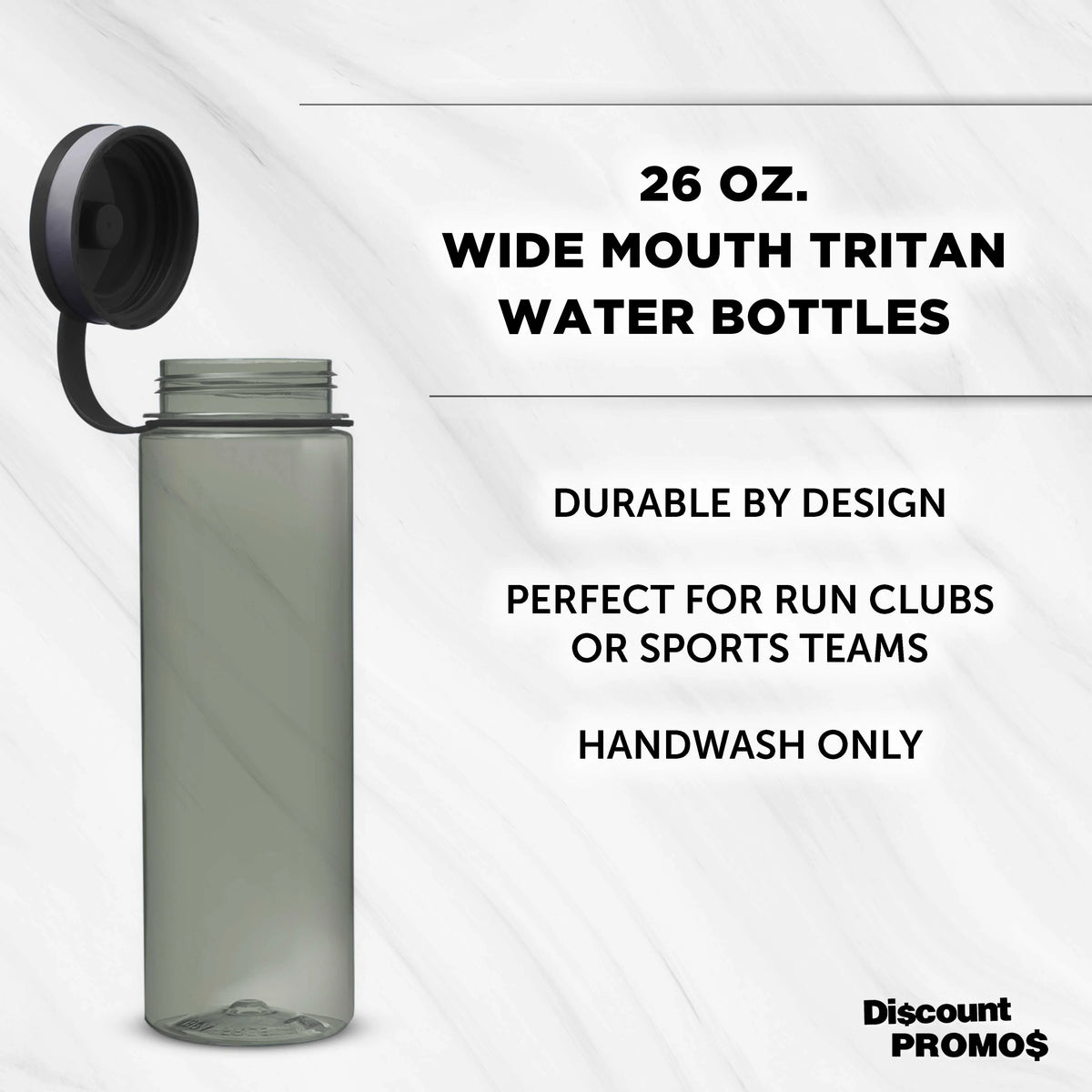 26 oz Set of 10 BPA Free Water Bottles D8452