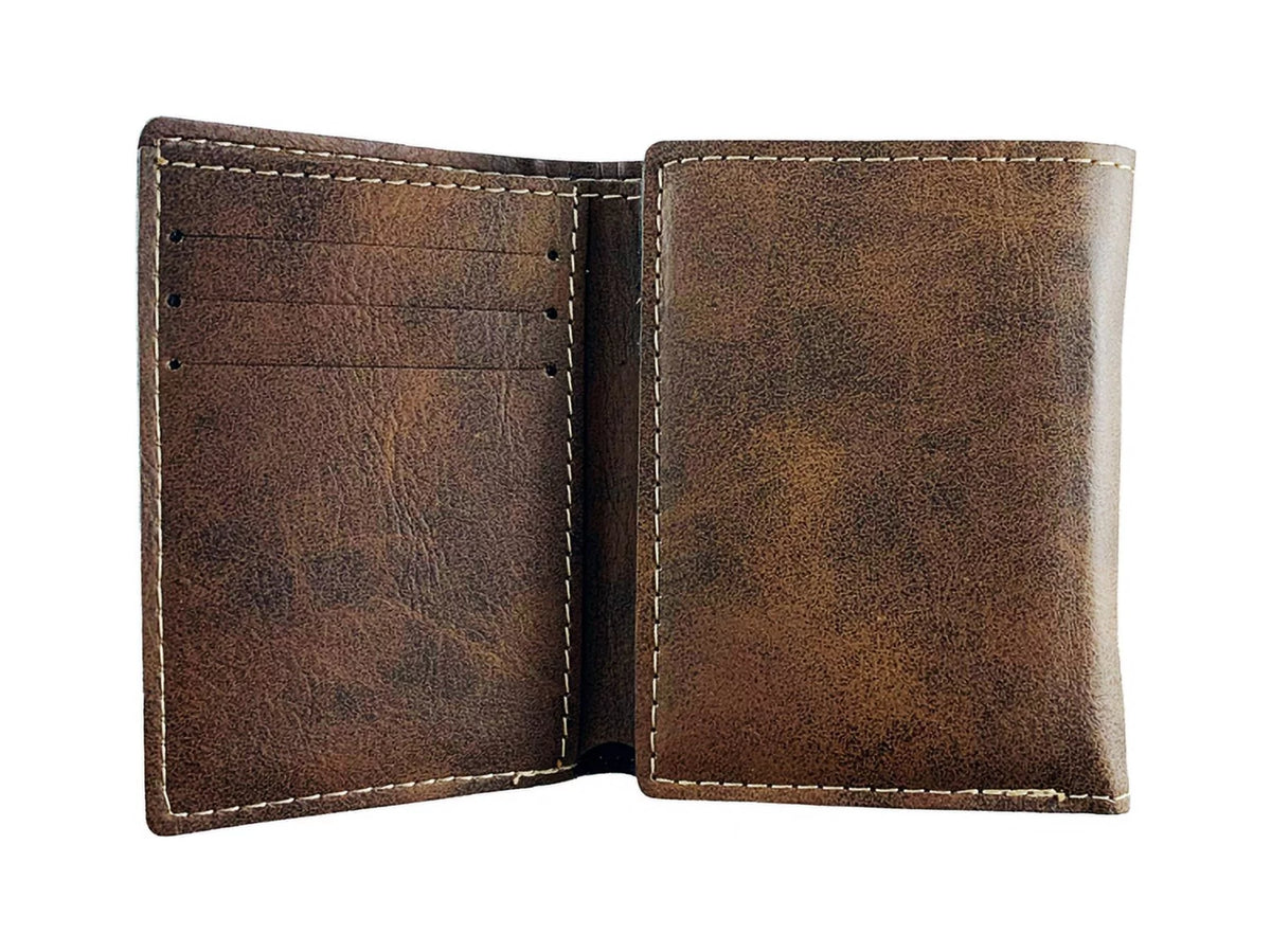 Rustic Leather Wallet W2392