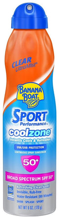 Sport Performance CoolZone Continuous Spray Sunscreen SPF 50+ 6 oz (Pack of 3) C977620