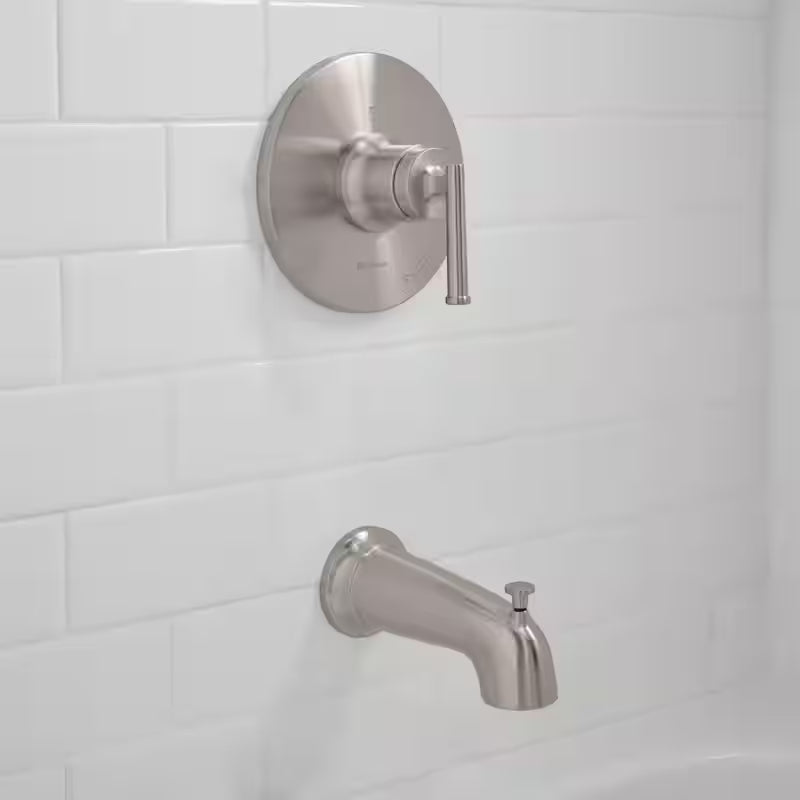 Single Handle 1-Spray Tub and Shower Faucet 1.8 GPM Brushed Nickel P993