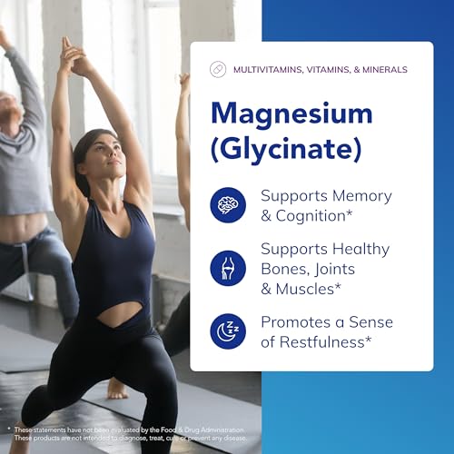 Magnesium Glycinate Supplement - 90 Capsules B216