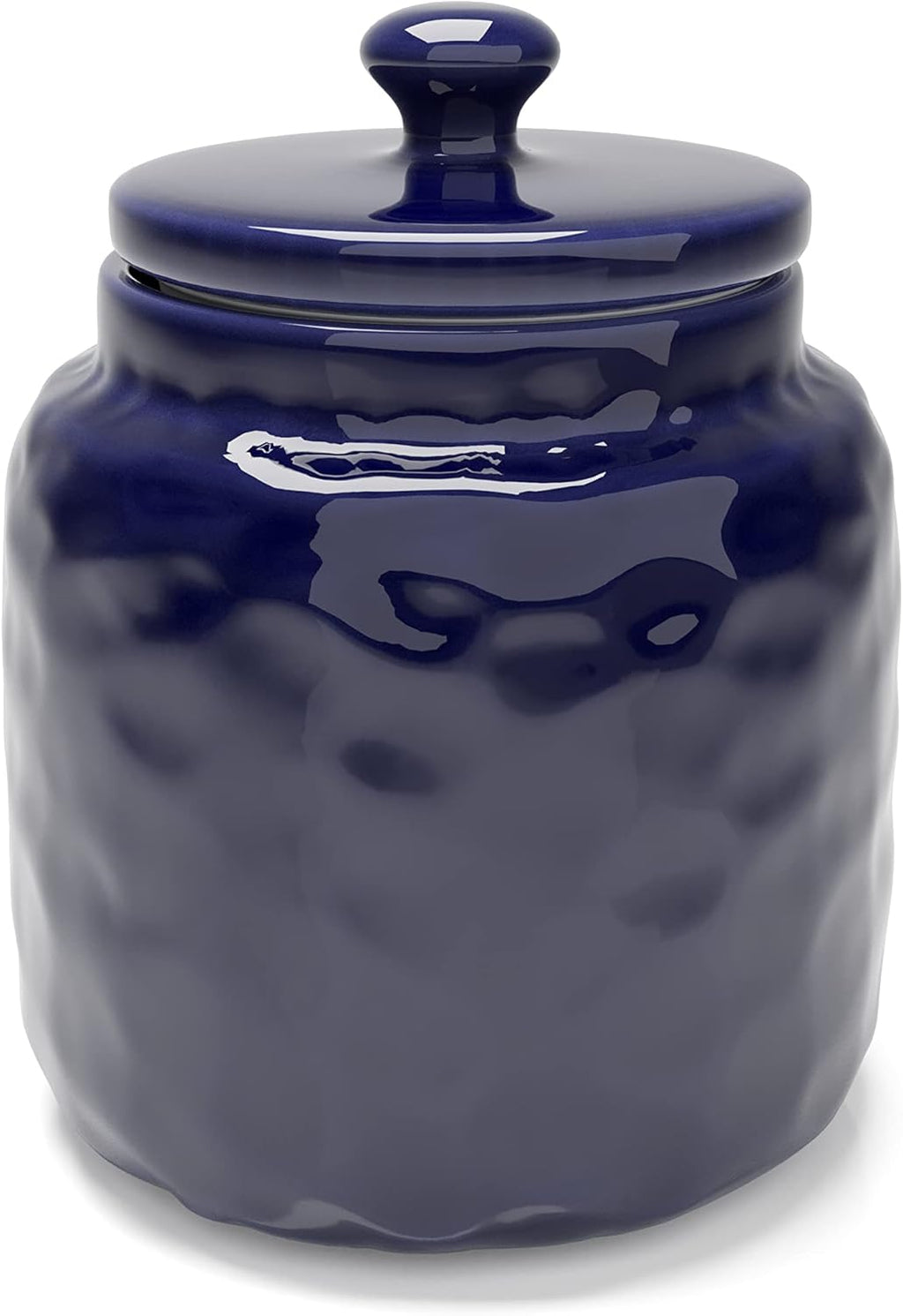 Royal Blue Ceramic Airtight Kitchen Canister with Lid K34061