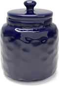Royal Blue Ceramic Airtight Kitchen Canister with Lid K34061