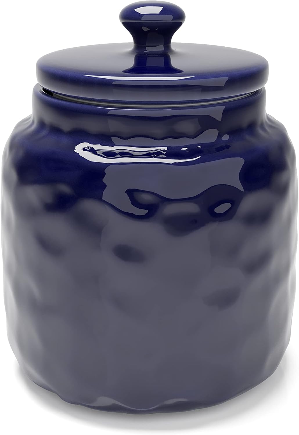 Royal Blue Ceramic Airtight Kitchen Canister with Lid K34061