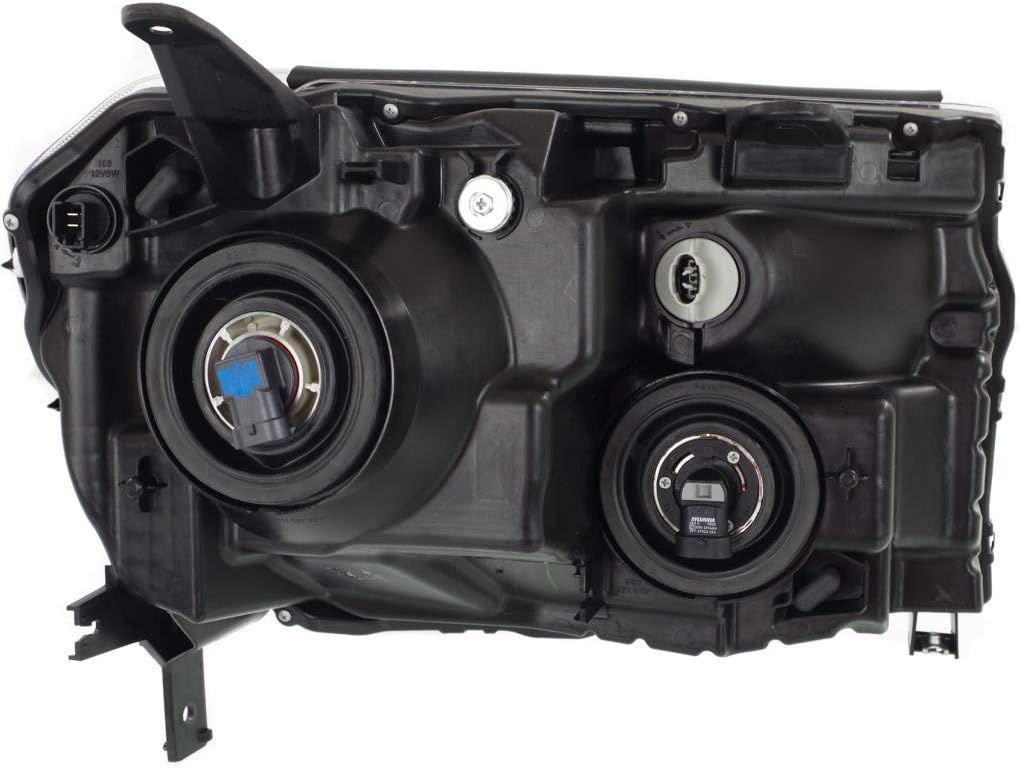 Headlight Assembly for 2012 2013 2014 Honda Pilot Driver and Passenger Side with Bulbs J8879