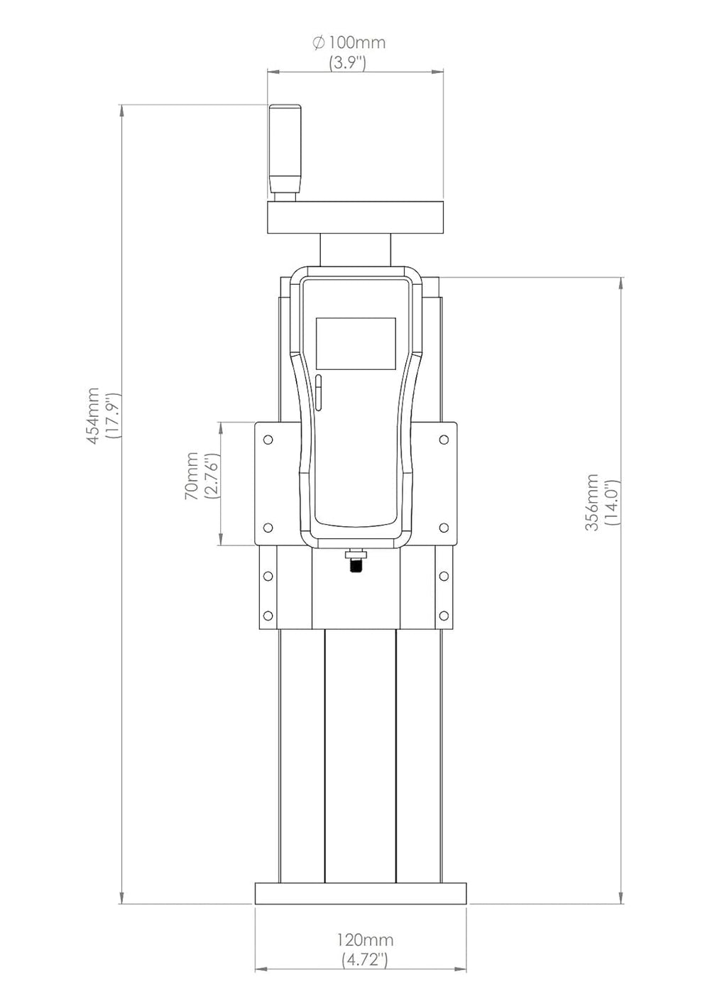 Hand Wheel Test Stand E8541