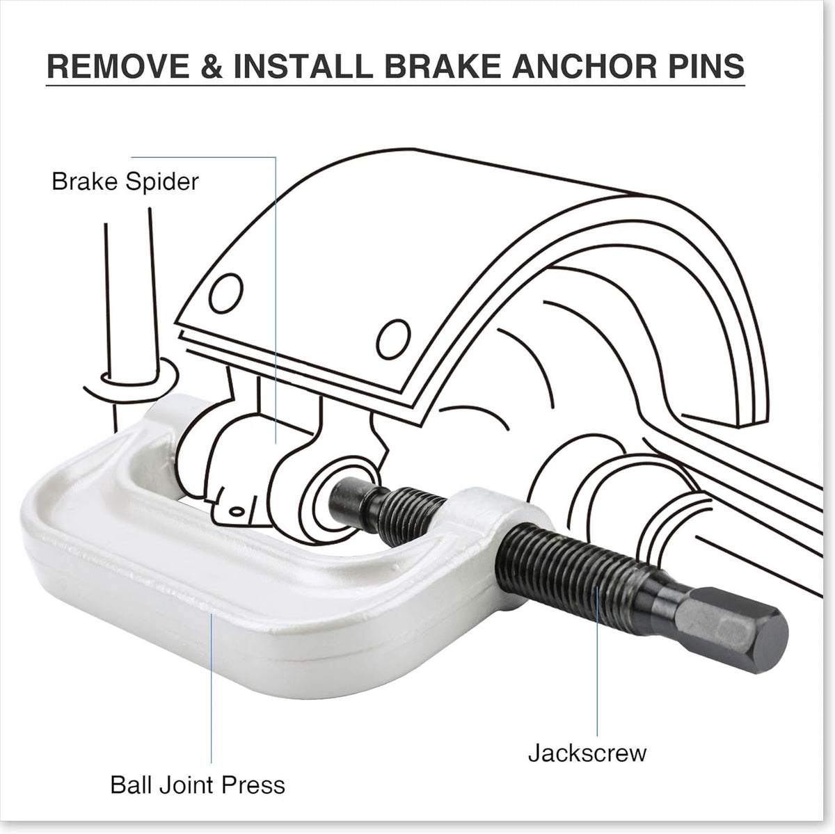 21PCS Ball Joint Press Tool Set T1137