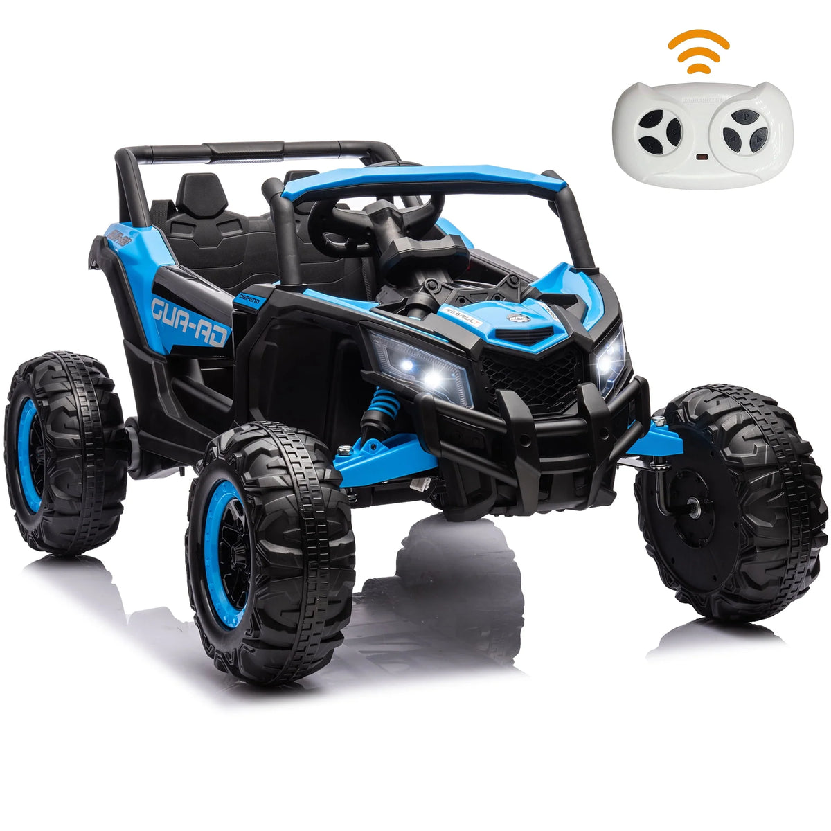 24V Ride On Truck Car with Parent Remote Control, Black Y6252