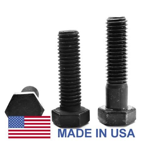 1 inch-8 x 7 inch Coarse Thread Grade 8 Hex Cap Screw Black Oxide Pk 20 M46762