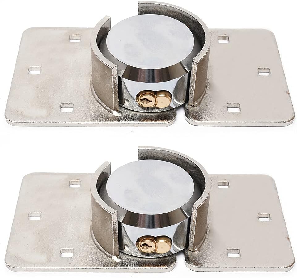 73Mm 2Pcs Hidden Shackle Padlock with 4 Keys B57407
