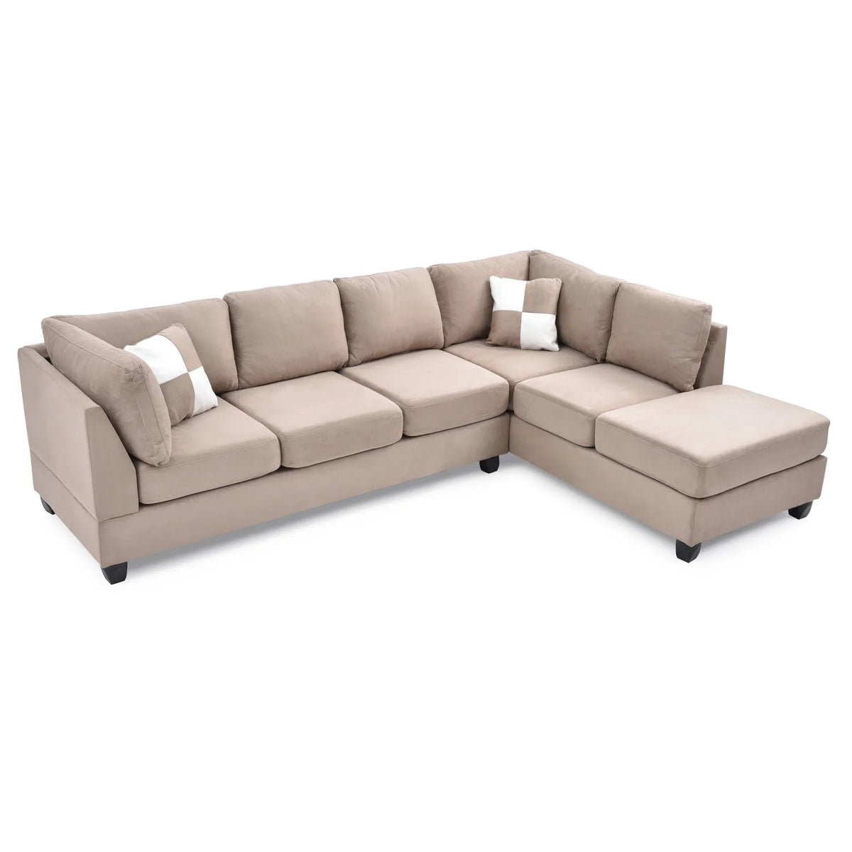Mocha Sectional (3 Boxes) C803943
