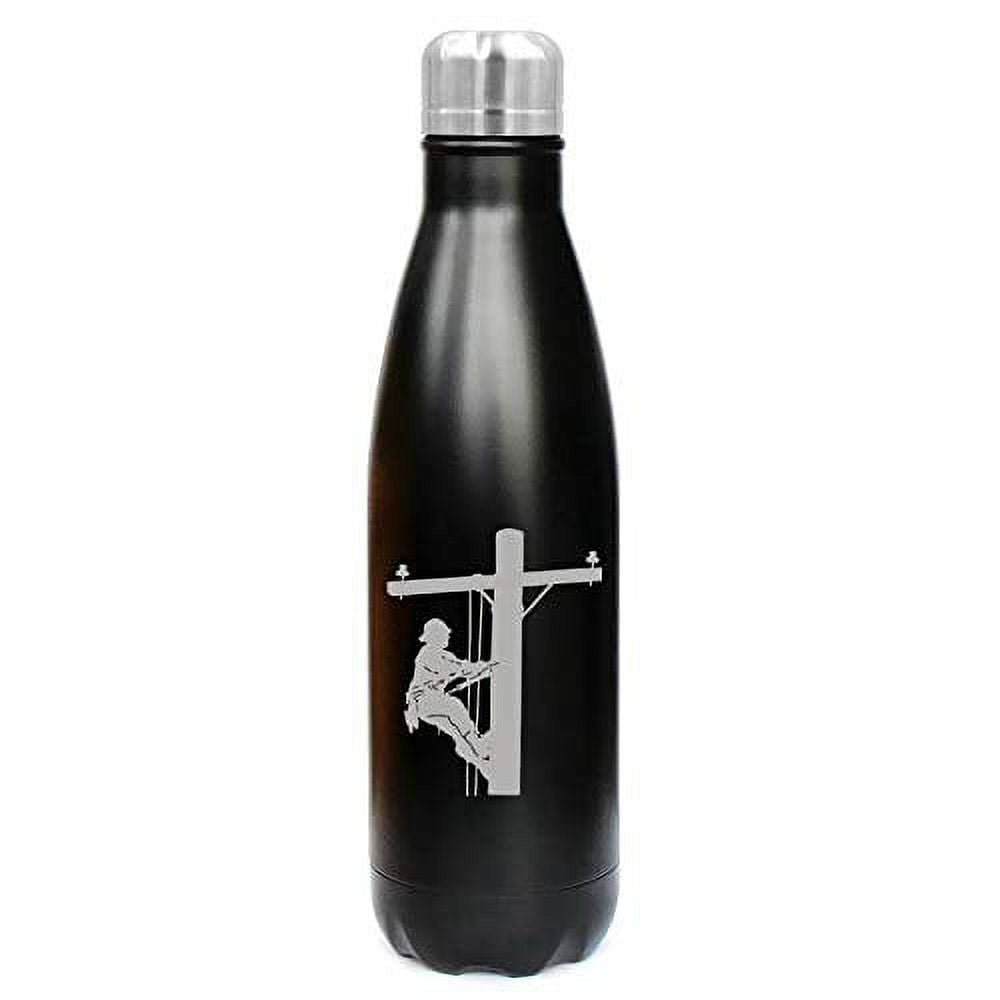 17 oz. Double Wall Vacuum Insulated Stainless Steel Water Bottle Travel Mug Cup F983