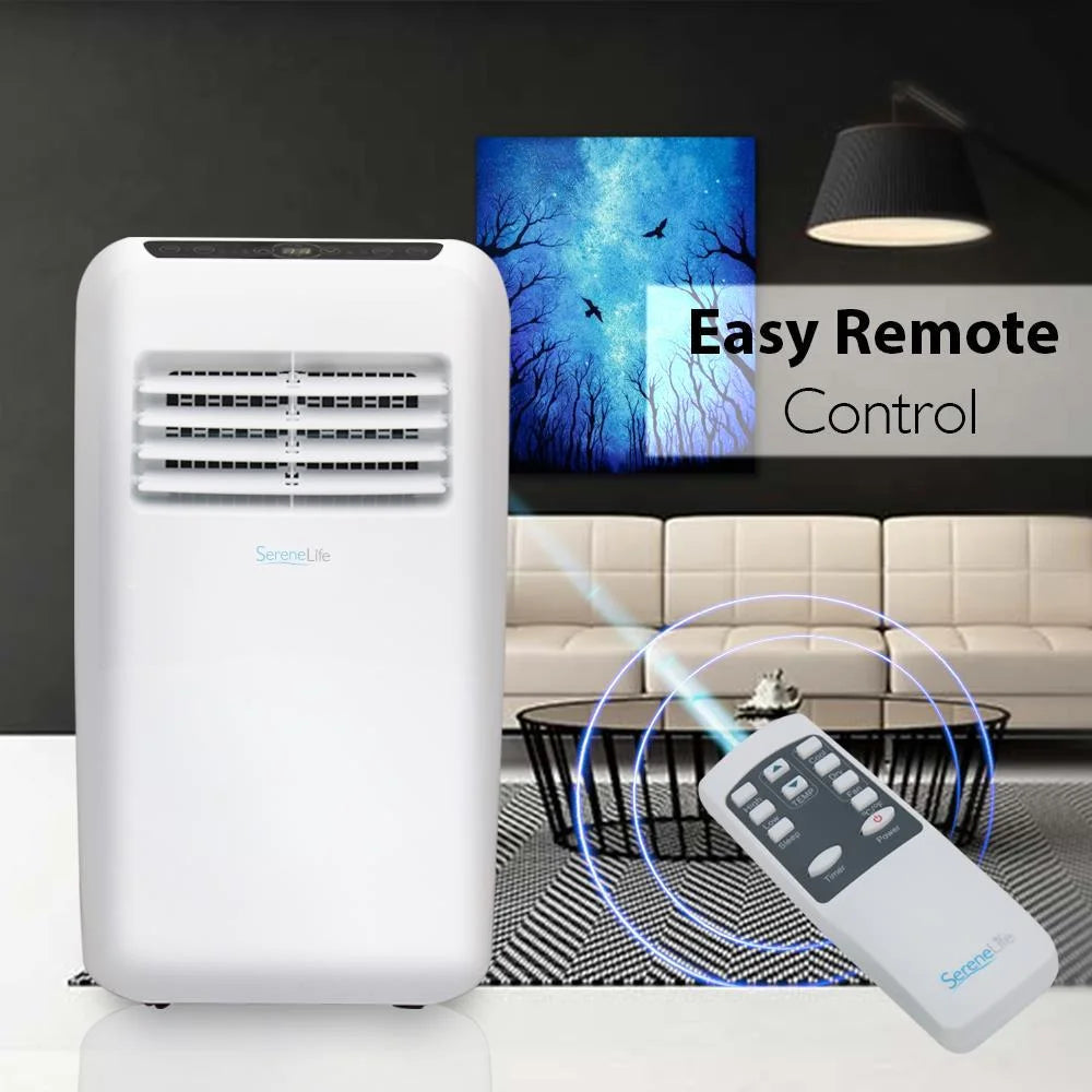 8,000 BTU Portable Air Conditioner with Dehumidifier and Fan Modes Z489666