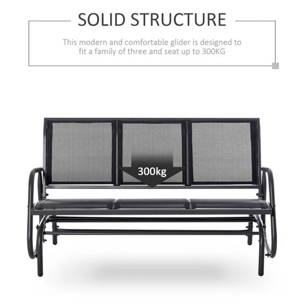 Outdoor Patio Gliding Chair for 3 Person J69290