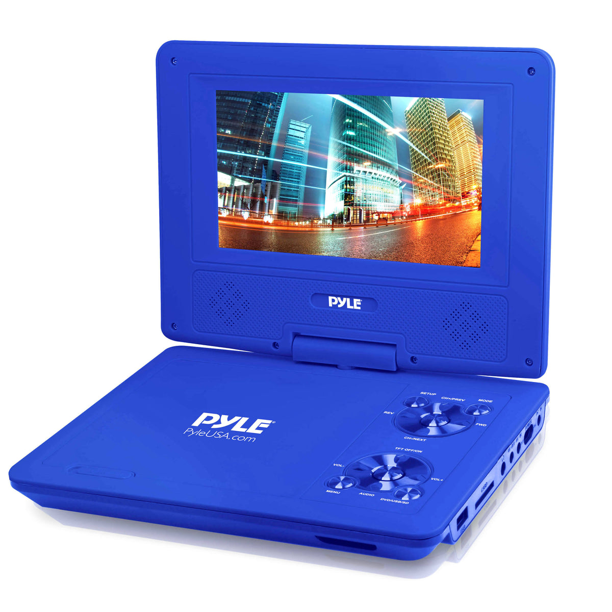 9x22 Portable CD/DVD Player with Built-In Battery (Blue) S638