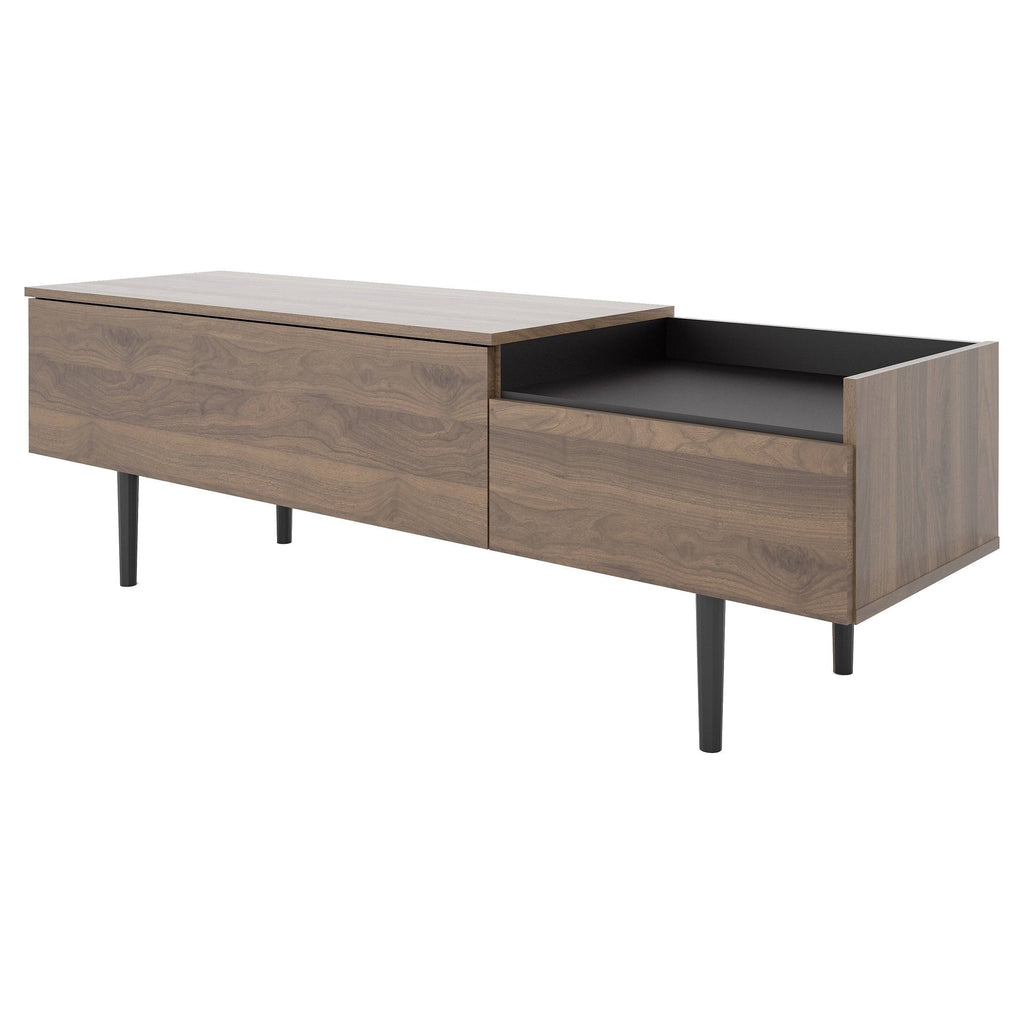 2-Drawer Walnut Black Sideboard K376668