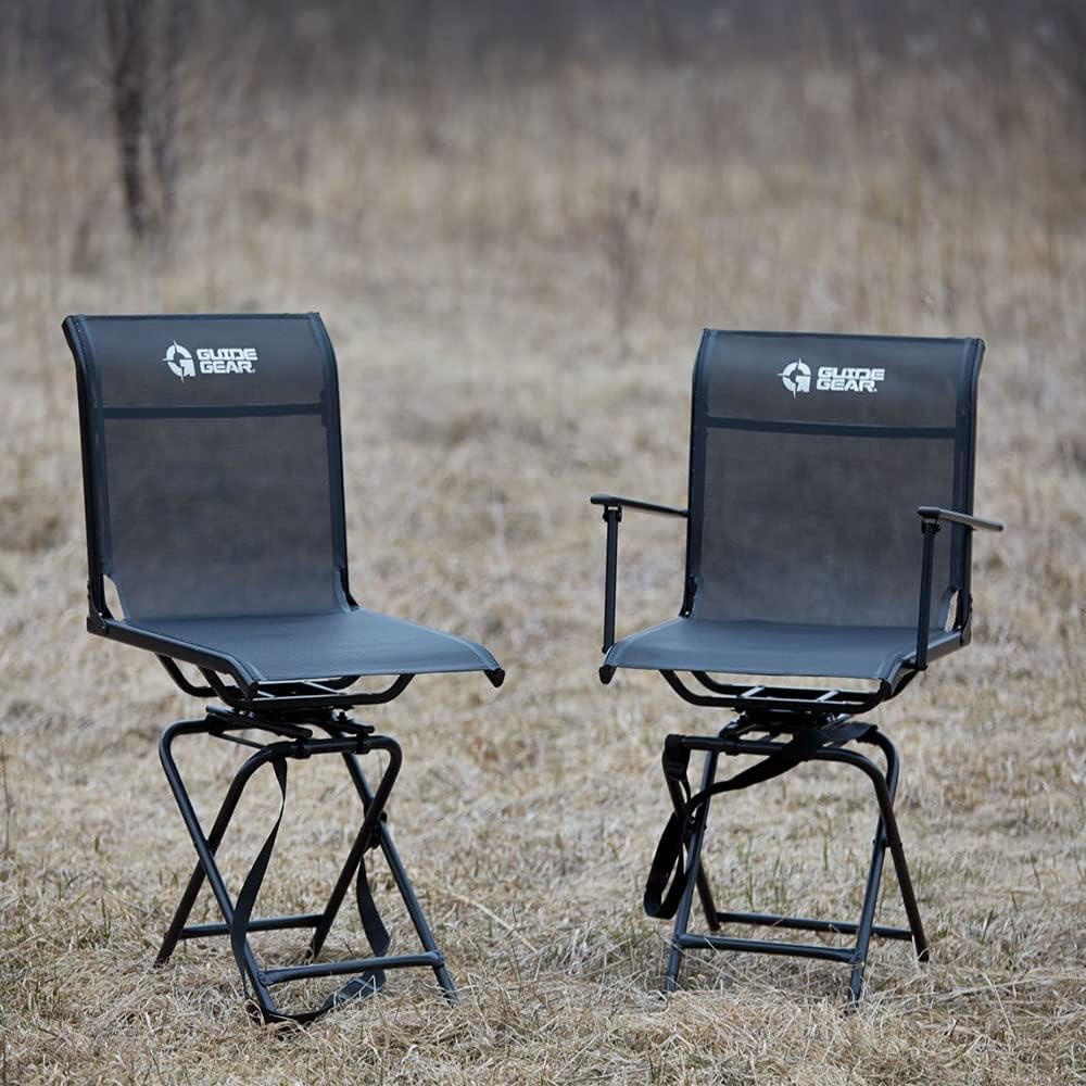 Portable Folding Swivel Hunting Chair 500-lb. Capacity Z269979