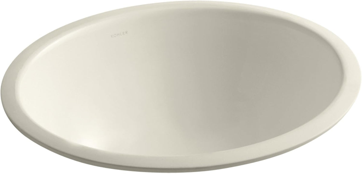 White Undercounter Bathroom Sink W8864