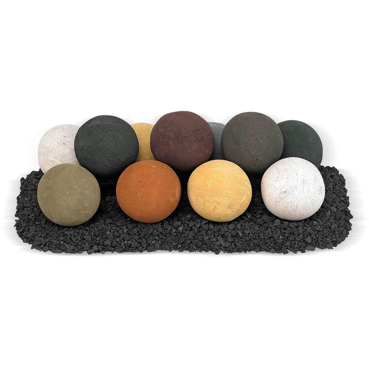 24 x 8 in. Cape Gray Lite Stone Ball Uniform Set D760875