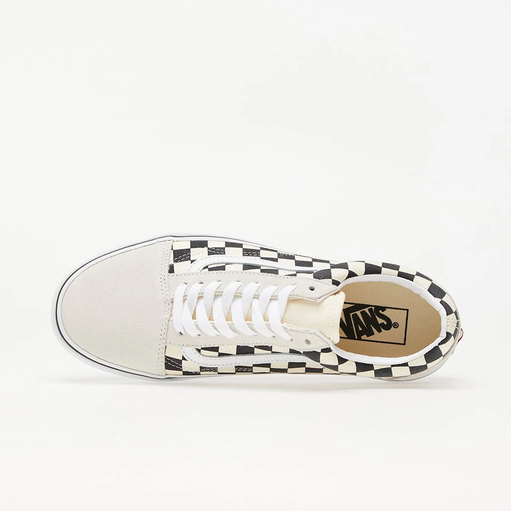 White/Black Checkerboard Shoes Y281562