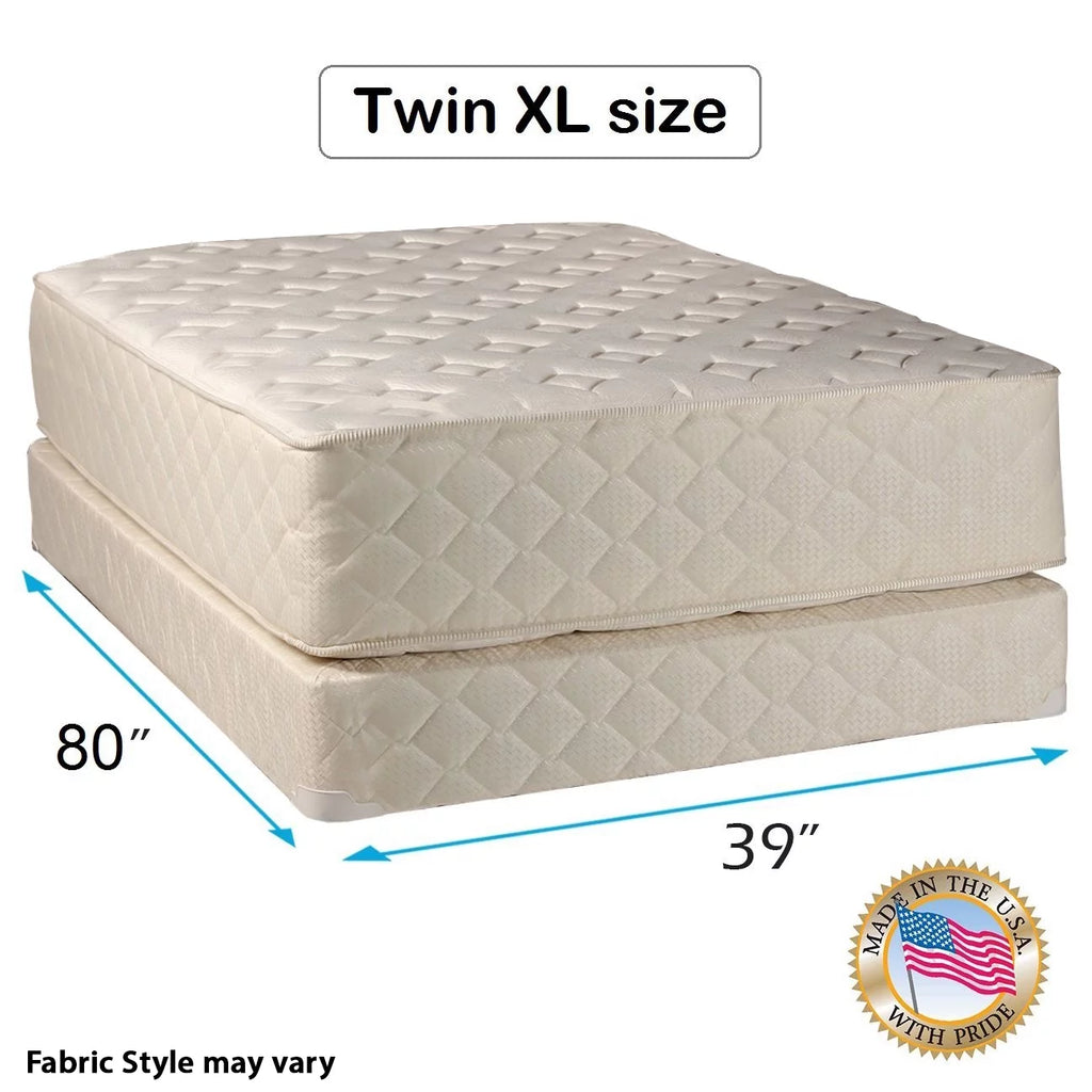 Twin XL Size Innerspring Mattress & Box Spring Set E333
