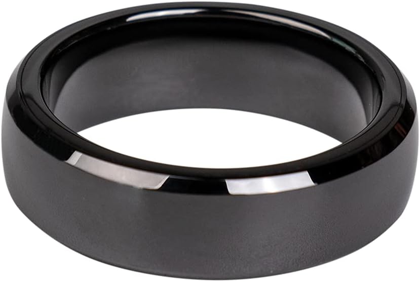 Black RFID NFC Ceramic Ring Key Accessory (22mm) U8140