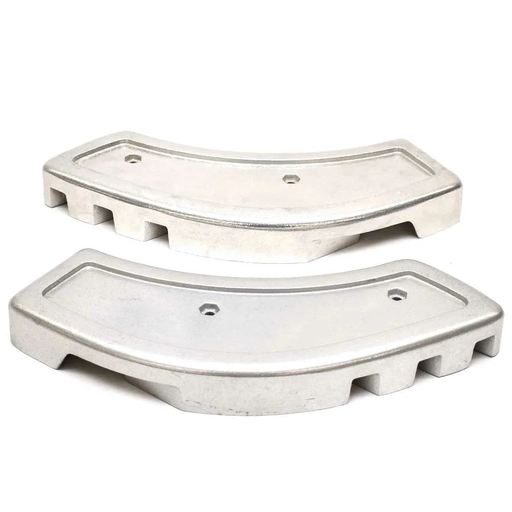 Pontoon Boat Corner Light Housings Aluminum (Set of 2) A16422