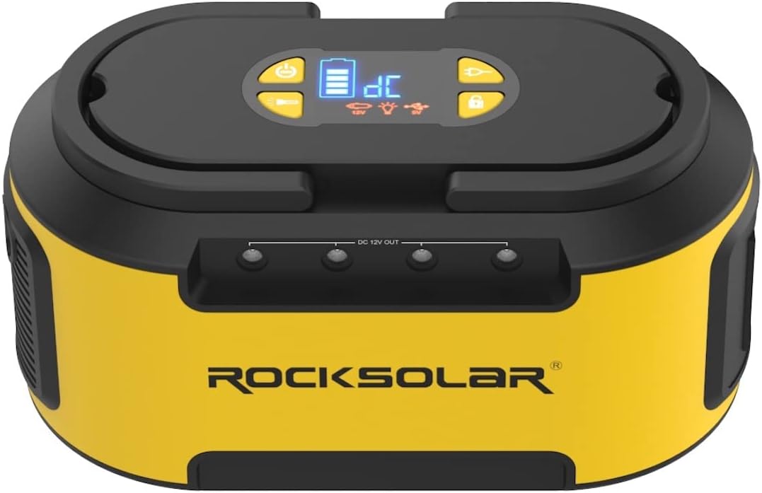 200W Portable Power Station and 30W Foldable Solar Panel with AC/12V DC/USB Outlet G605874