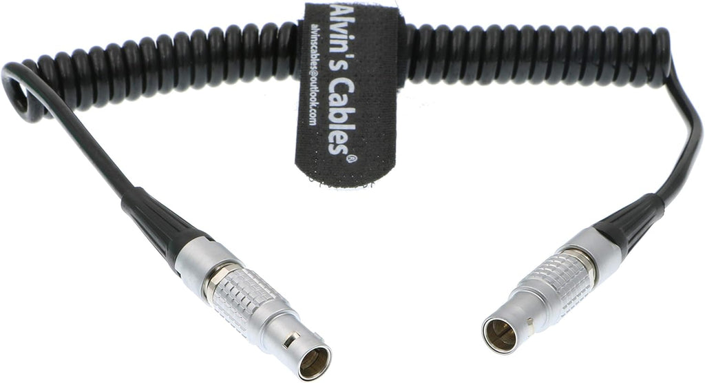 5 Pin Male to 5pin Timecode Coiled Cable Pack of 2 A171039