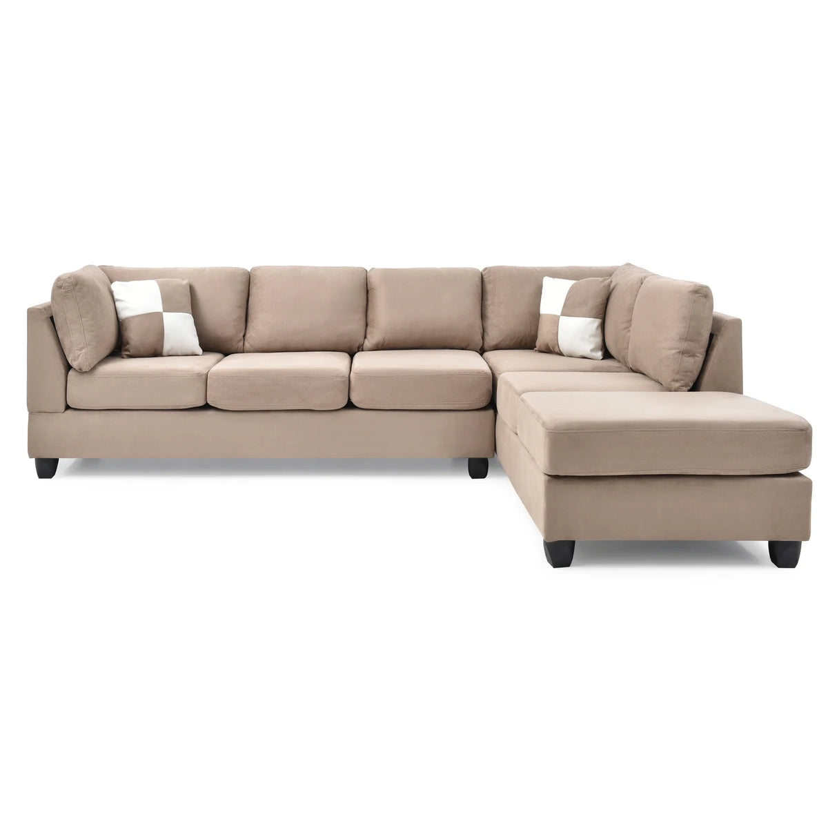 Mocha Sectional (3 Boxes) C803943