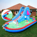 Inflatable Water Slide Kids Pool with Blower H69402