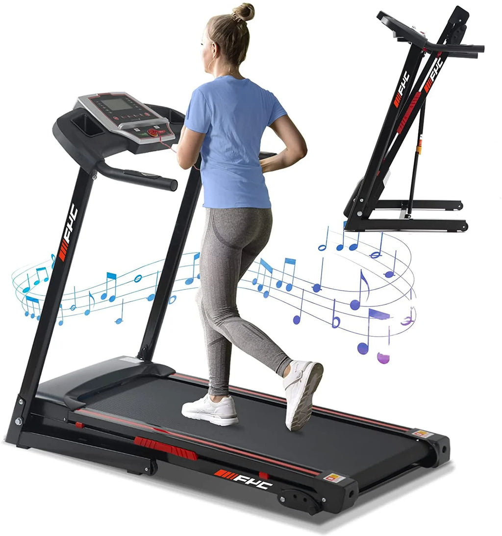 3.5HP Foldable Electric Treadmill with Incline D8553