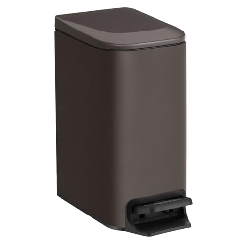 Slim 6 Liter Stainless Steel Trash Can with Lid A905
