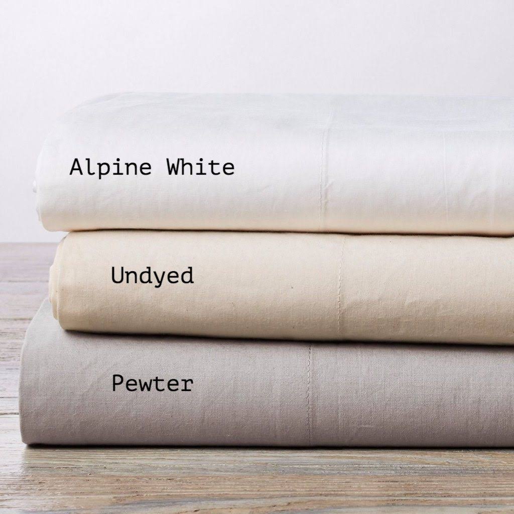 300 Thread Count Organic Percale Fitted Sheet, Twin G440