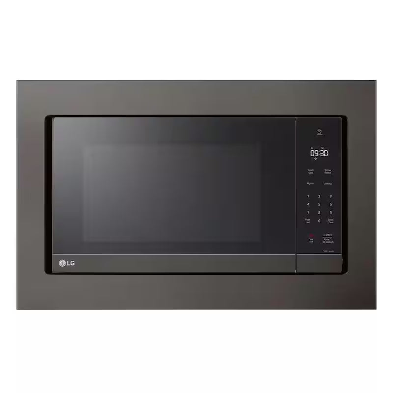 Black Stainless Steel Microwave Trim Kit N1496