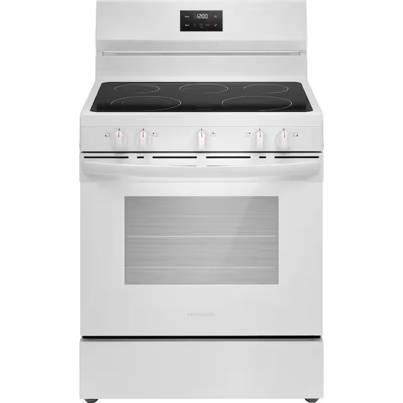 White 5 Element Freestanding Electric Range M221