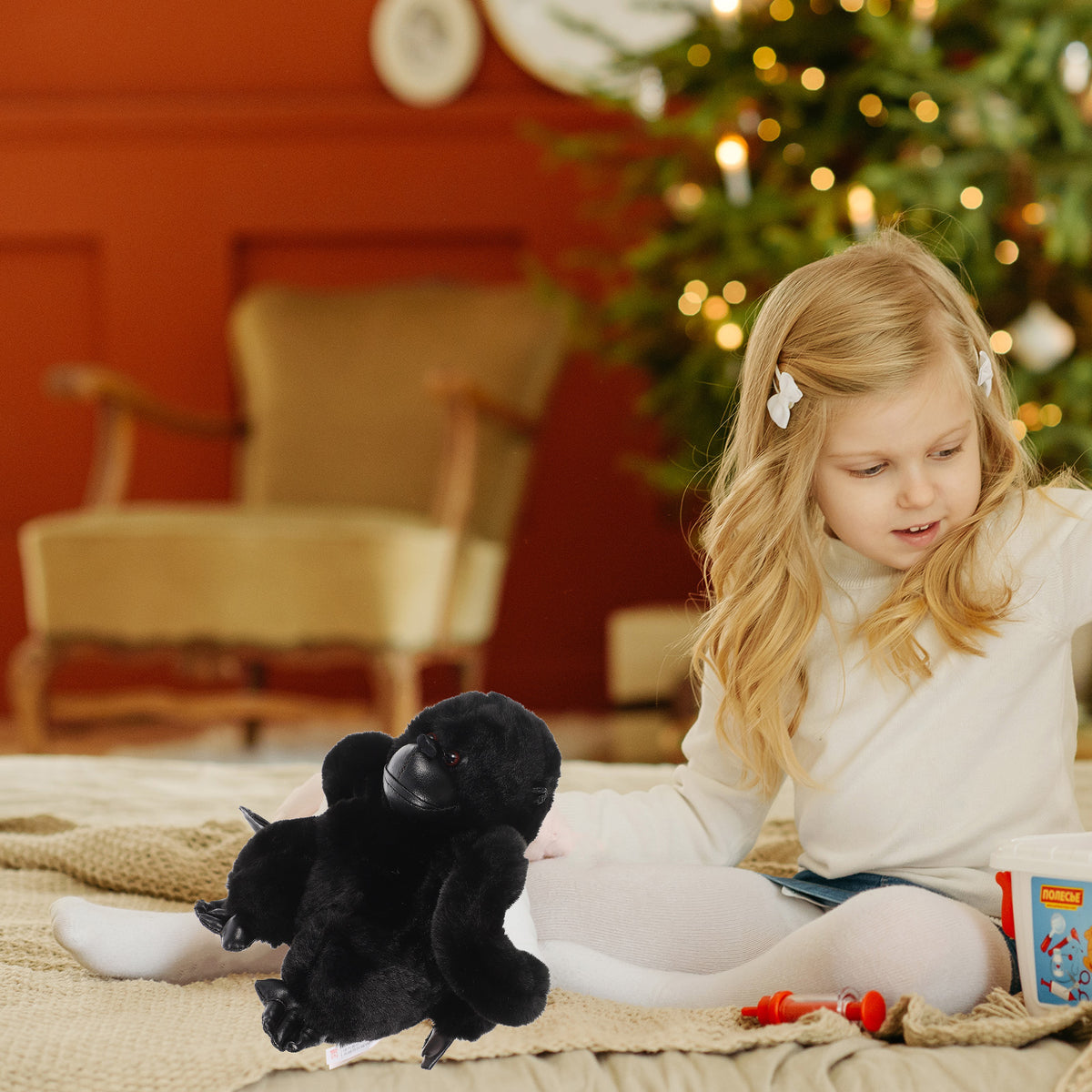 Large Plush Gorilla Stuffed Doll U25375